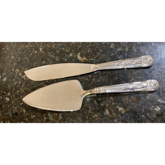 Cake Knife & Server  Stainless 2-Piece Set - Picture 14 of 15